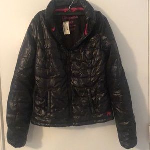 Aeropostale black puffer jacket- NWT